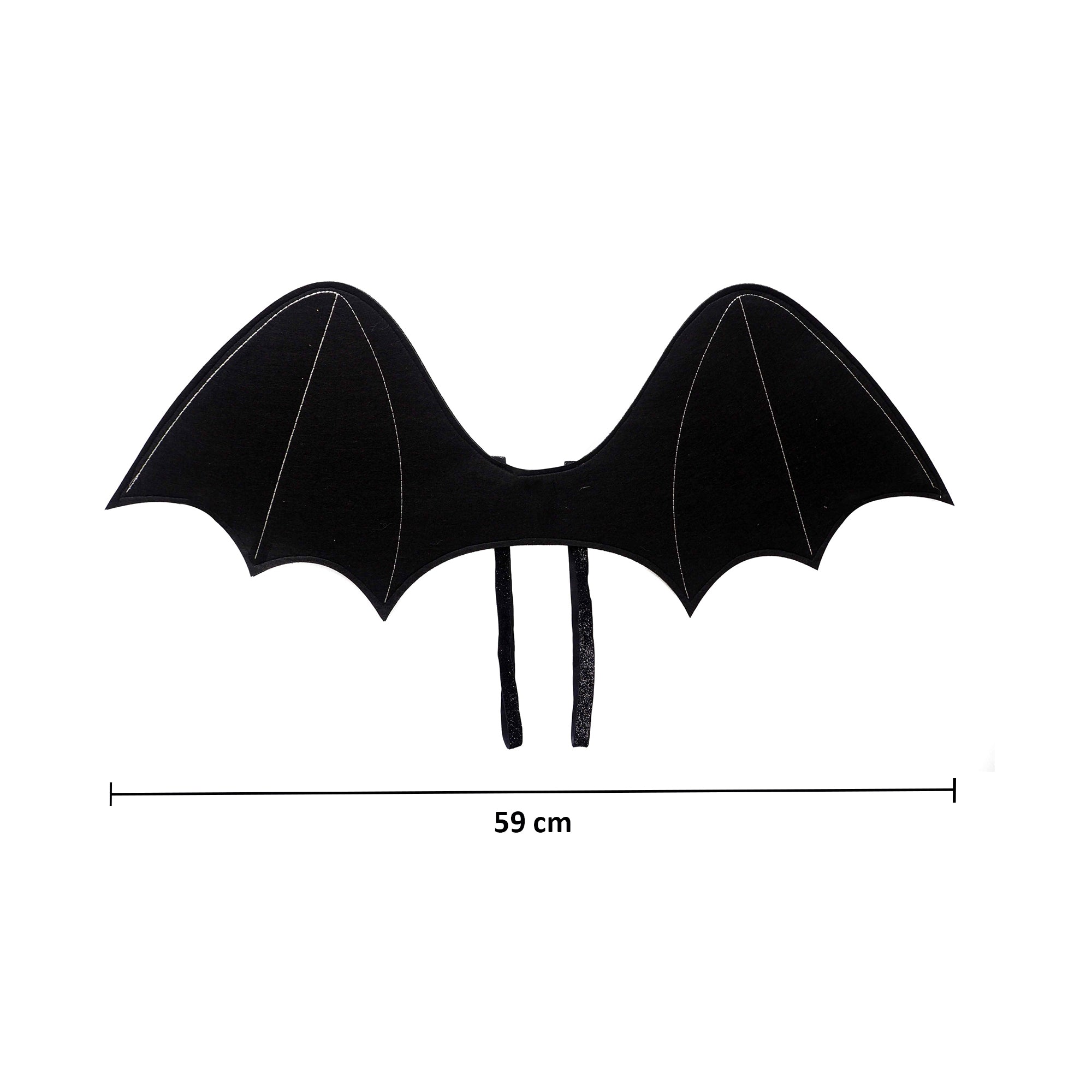 Bat Wings Kids 59cm Black
