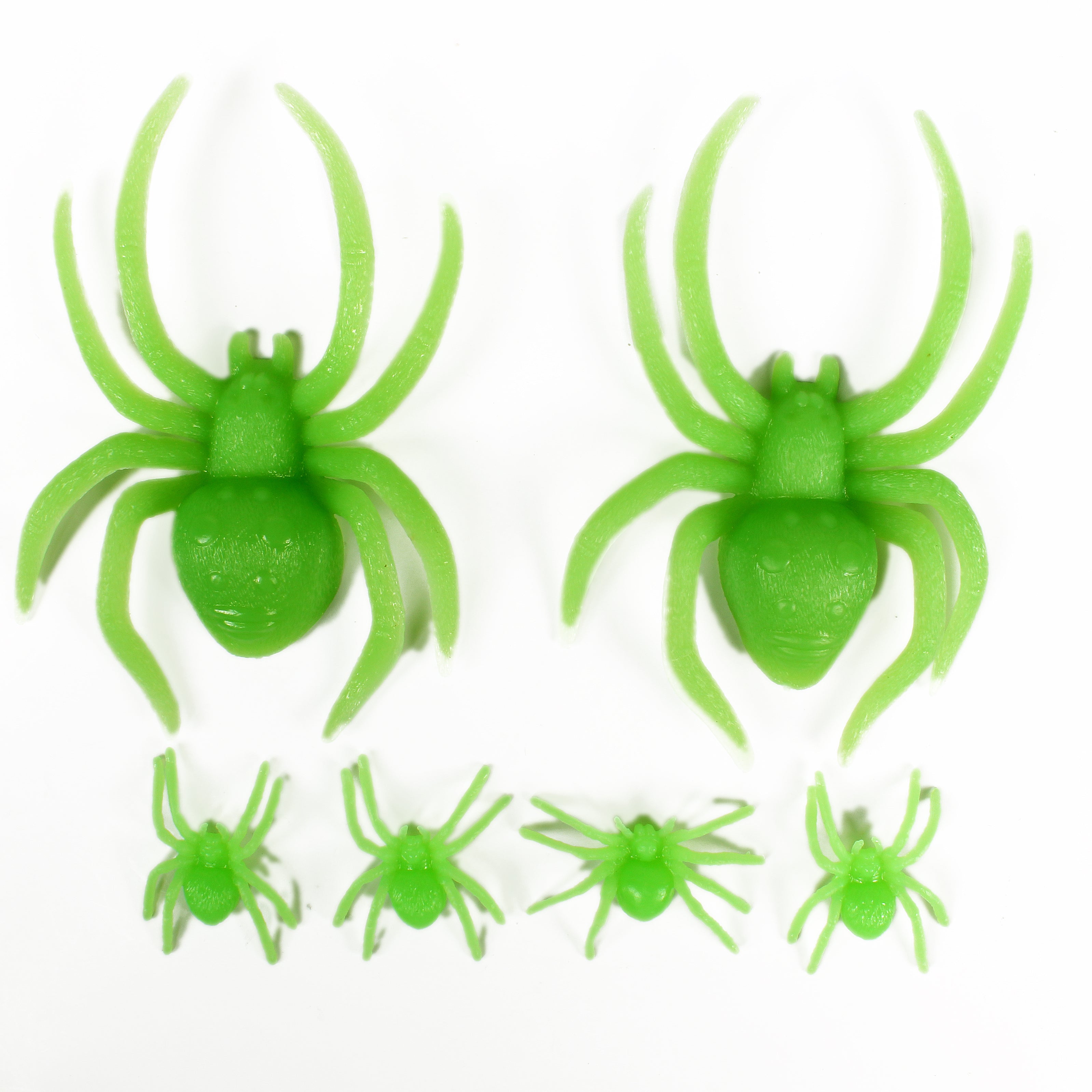 Glow in the Dark - Spiders 6pc