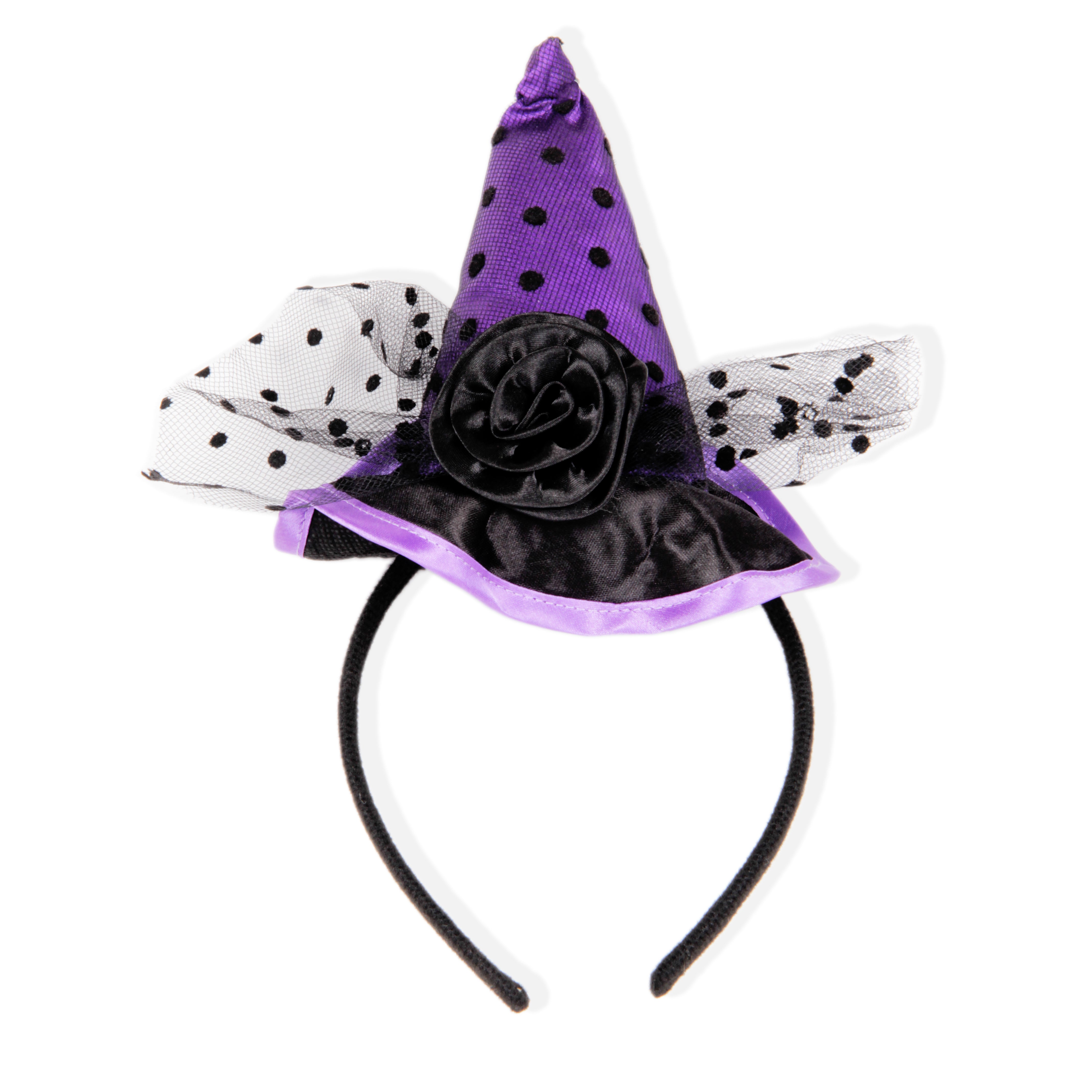 Witch Headband - Purple 1pc