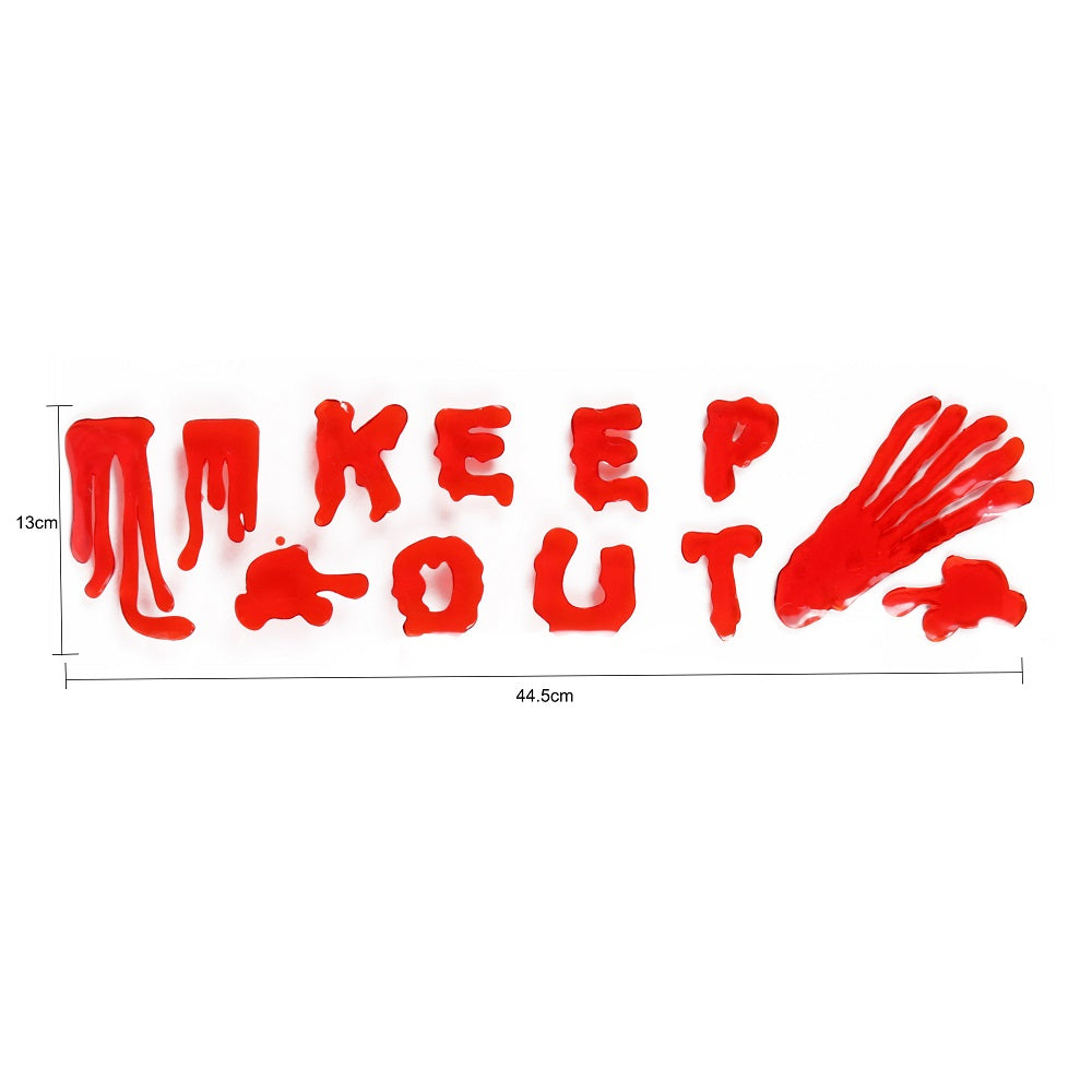 Gel Stickers - Keep Out 50cm 1pc