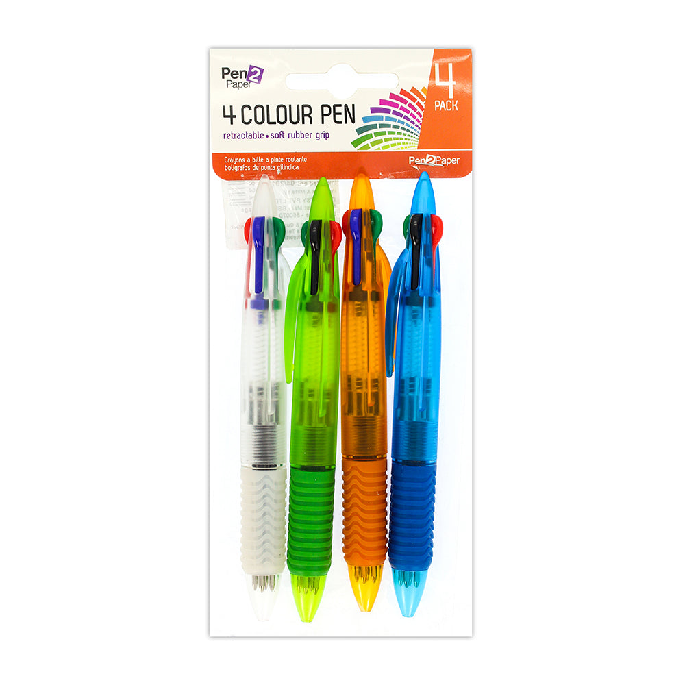 Ball Point Pens Four Colour Se0036 4 Pcs Ub