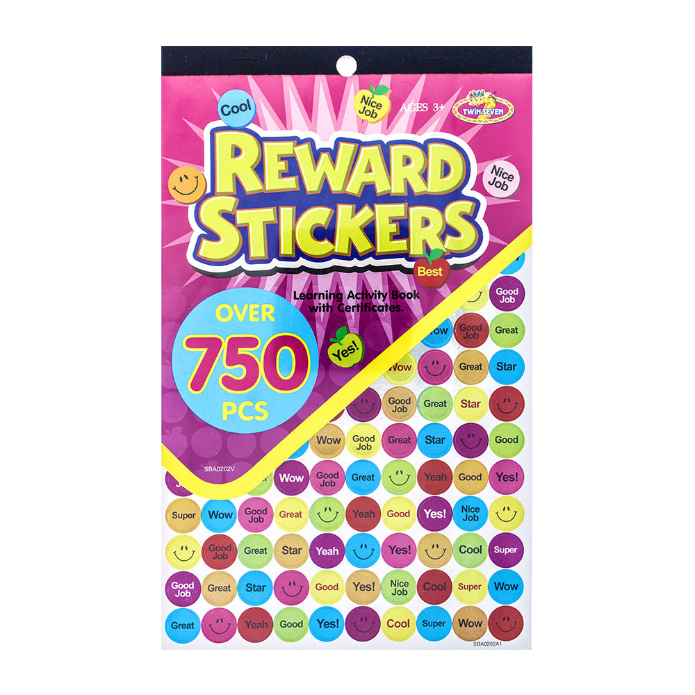 Reward Stickers Book Round Sl0194 750Pc Pbci Ub