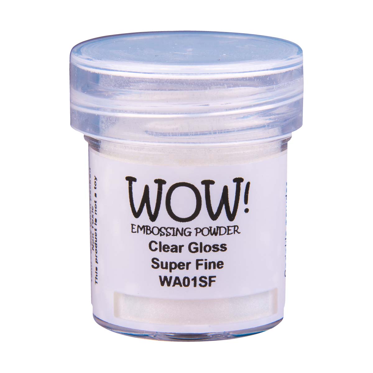 Clear Embossing Powder Clear Gloss Super Fine 15Ml Jar Wow