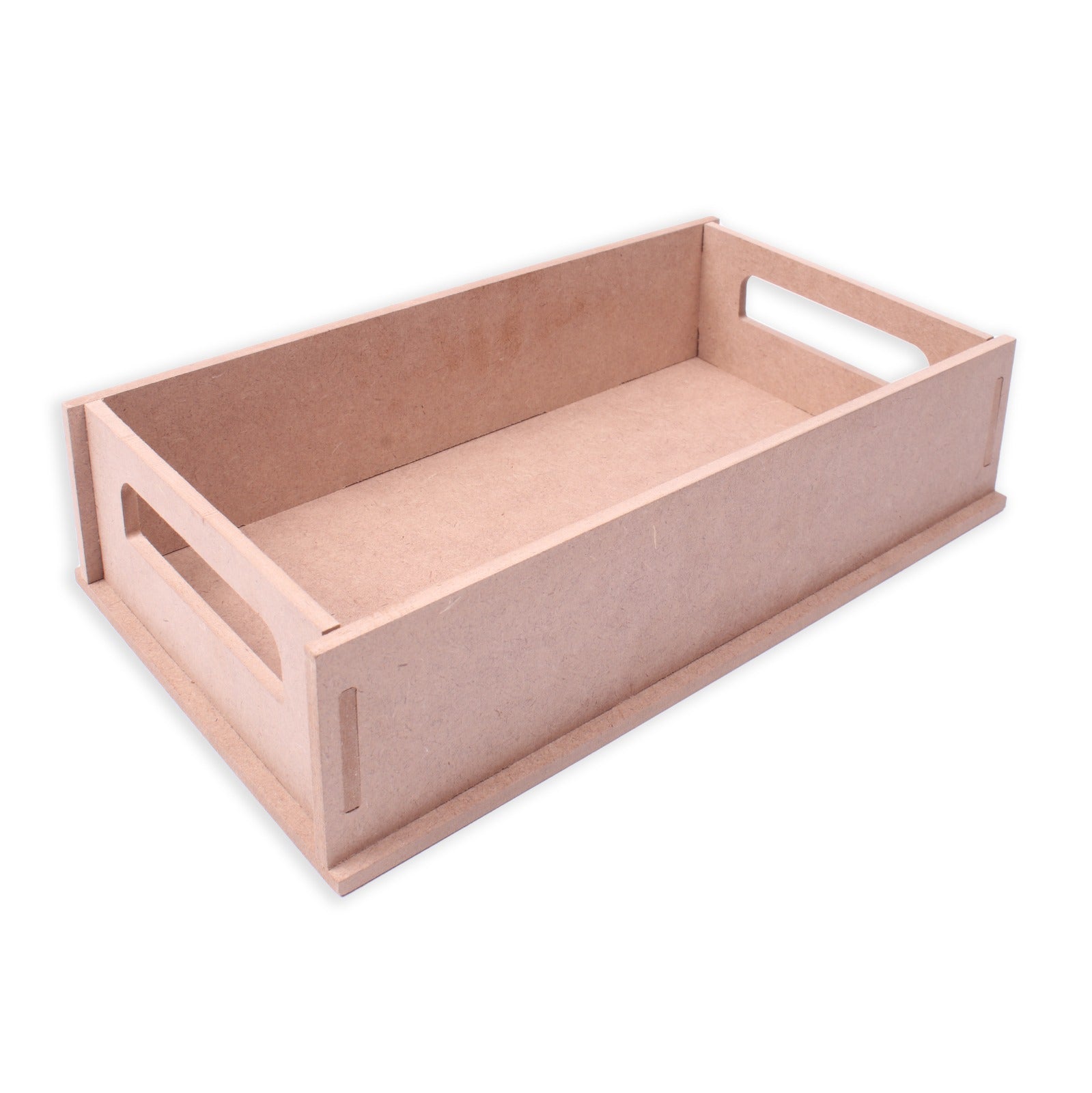 MDF Serving Tray With Handle Approx L30 X W15 X D7.9Cm 5Mm Thick 1Pc Lb